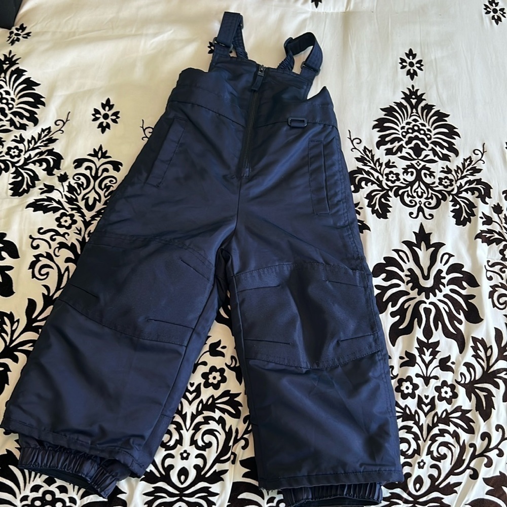Navy blue snow pants